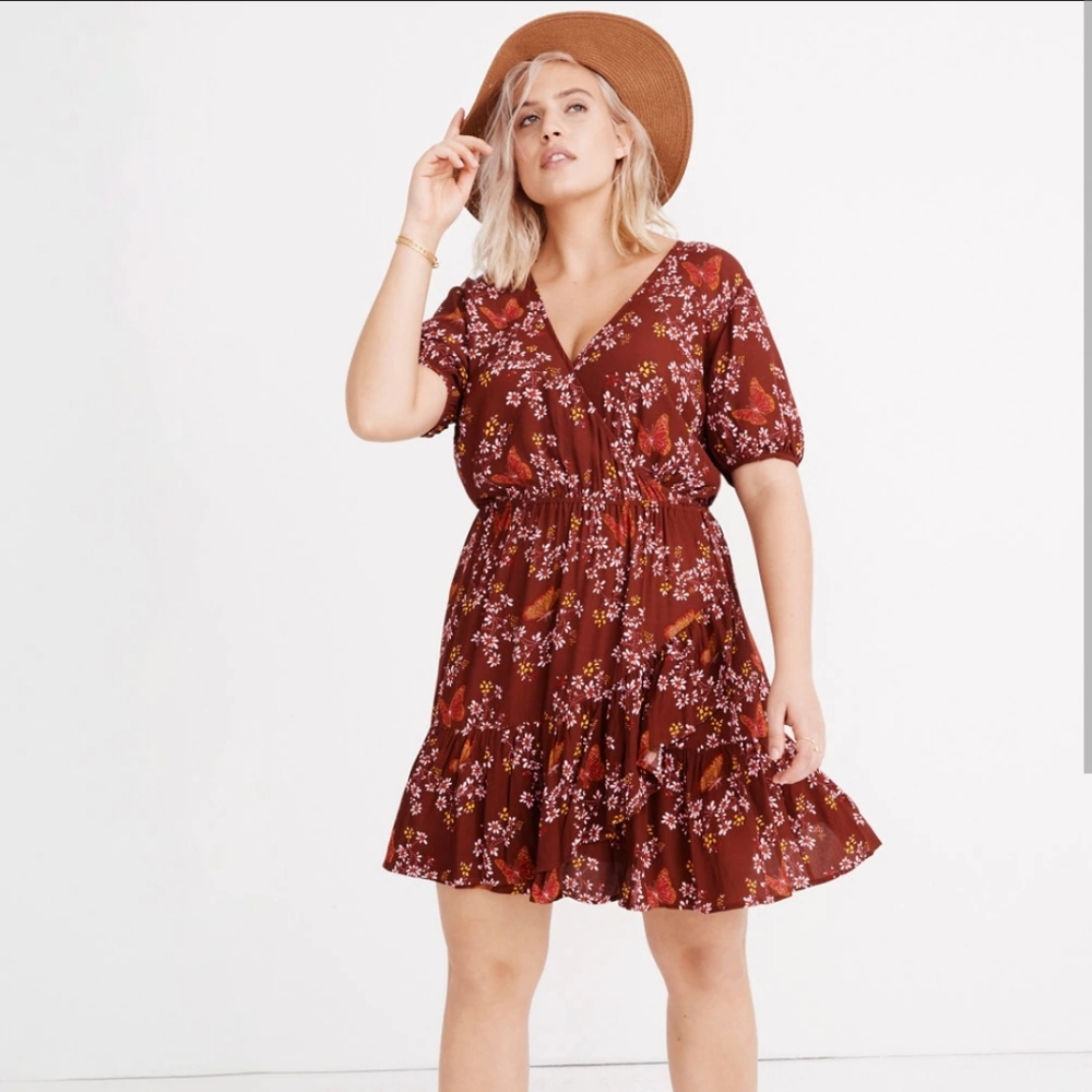 Floral V-Neck Dress